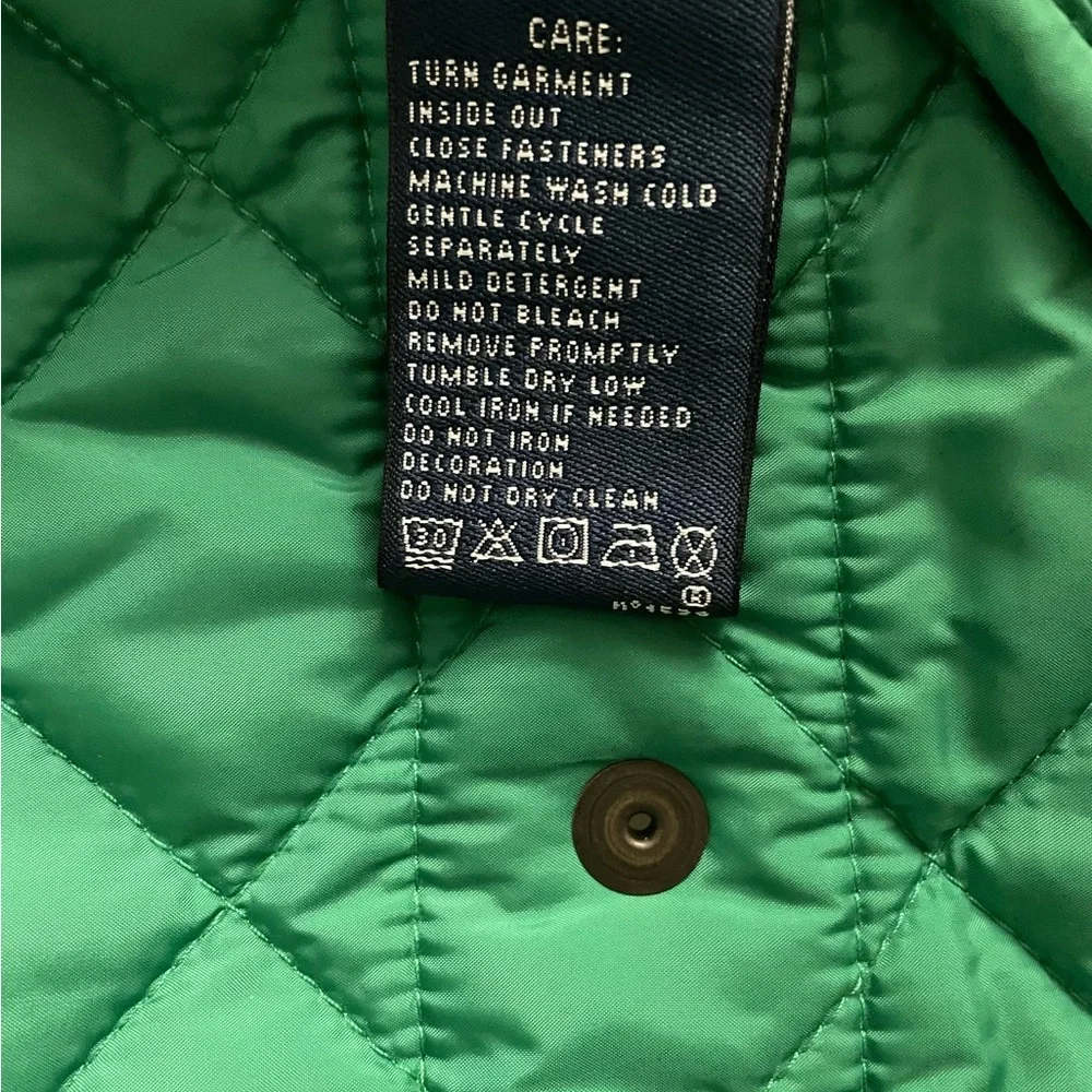 Ralph Lauren Sport Quilted Puffer Equestrian Crest Zip Up Vest - Picture 8 of 8